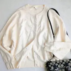 Urban Research Doors ◇ 棉質開襟衫 套頭衫 暗釦 外罩 M