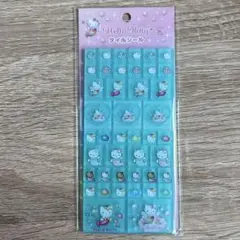日本限定品！Hello Kitty タイルシール 水色