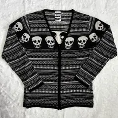 journal standard ニット　カーディガン　スカル　ドクロ　Mのサムネイル