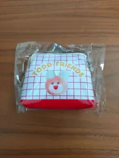 mojojojo PVCがま口ポーチ　赤