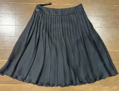 美品　INDIVI プリーツスカート ブラック 05のサムネイル
