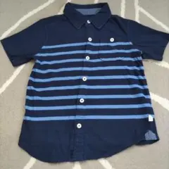 【GAPKids】ストライプ 半袖シャツ　120