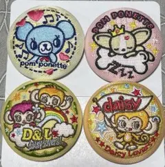 ナルミヤキャラクターズ 刺繍缶バッジ ポンポネット デイジーラヴァーズ セット