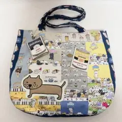 rairam様専用。 パッチワークチューリップトートバッグ 猫柄