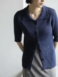 selectMOCA ハーフスリーブサマーニットカーディガン