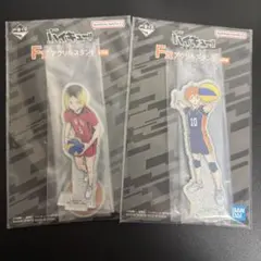一番くじ ハイキュー！！-最強の挑戦者-F賞 アクリルスタンド　日向、研磨