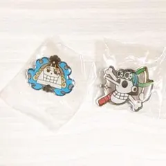 ワンピース ピンバッジコレクション ウソップ ジンベエ