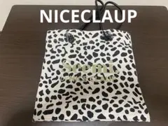 NICECLAUP seemi トートバッグ大　ゼブラ柄