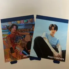 txt ヨンジュン カットアウトボード FIGHT or ESCAPE