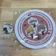 ハイキュー!! 稲荷崎高校 寿司皿 缶バッジ くら寿司