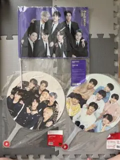 BTS オール 団扇 うちわ フラッグ セット - メルカリ