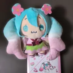 初音ミク×シナモロール　マスコット　桜ver.