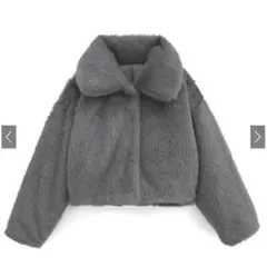 GRL 三上悠亜 ファージャケット kd101 チャコール