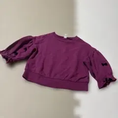 après les cours 赤紫　　トレーナー　　80