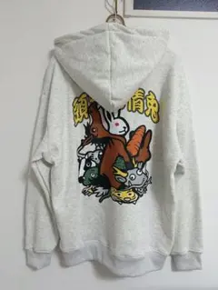 値下げ中　未使用に近い　FR2 パーカー グレー 馬