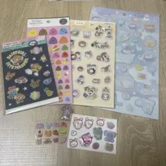 シール　おすそ分け　ボンボンドロップシール　コットンパフィ　ぷくっと