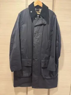 英国製barbour border 36 バブアー ボーダー ネイビーのサムネイル