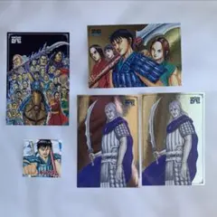 キングダム 原泰久 20周年記念 メタリックカード　ナツコミステッカーセット
