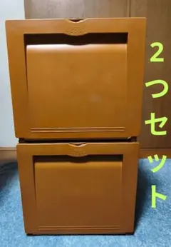 Tupperware タッパーウェア スーパーチェスト 2段引き出し 2個セット