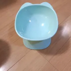 猫耳付き食器 ブルー