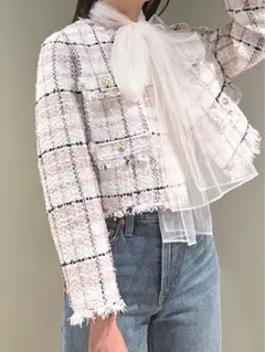 アリエク ボウタイリボンブラウス