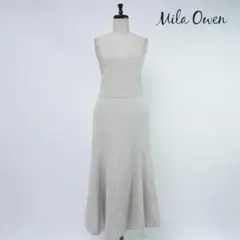 美品 Mila Owen ジャンパースカート アイボリー サイズ1*RC1420