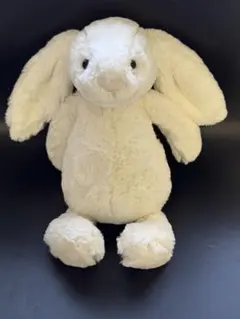 【新品】ジェリーキャット クリームうさぎ Mサイズ 花柄耳 専用収納袋付 新品】ジェリーキャット クリームうさぎ Mサイズ 花柄耳 専用収納袋付