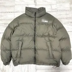 新品同様 FIRST DOWN バブルダウンジャケット 肉厚 S グレー系