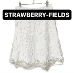 ●新品●タグ付き！STRAWBERRY-FIELDS フラワー チュールスカート
