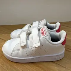 adidas キッズスニーカー　ピンク　白　14cm アディダス