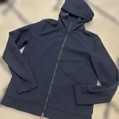 ZARA メンズ　ネイビーポリエステルパーカー