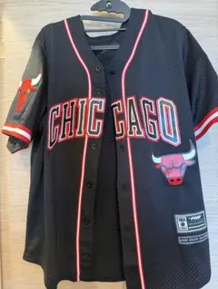 氣志團公式ベースボールシャツ 4番ピッチャーおまえ メッシュTシャツ L