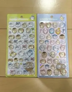 【正規品】ちいかわ ボンボンドロップシール2枚セット みんなニコニコ、ポーズ