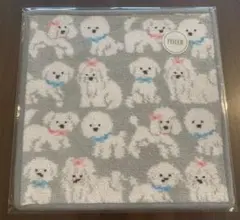 フェイラー　モフモフワンチャン　ハンカチ　シルバーグレー　完売品