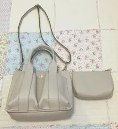 RODE SKO プチダブルポケットトートバッグ　ポーチ付きのサムネイル