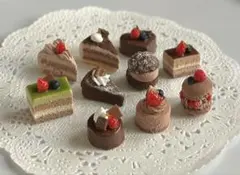 ミニチュアケーキ★チョコレートケーキ★ミニチュアスイーツ★フェイクスイーツ
