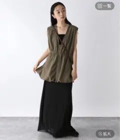 JEANASIS ドロストバルーンベスト