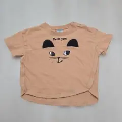 【中古】プチジャム　猫モチーフ　Tシャツ　90cmのサムネイル
