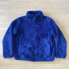 UNIQLO フリースジャケット 140 青