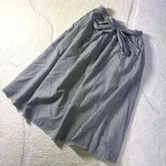 ナチュラルビューティーベーシック スカート S ストライプ レディース