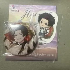 佐伯イッテツ　缶バッジ＆ダイカットステッカー　にじさんじin海の家