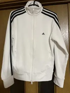 LLサイズ✨アディダス　レディース adidas ホワイト ジップアップジャージ