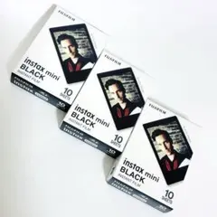 FUJIFILM instax mini ブラック チェキフィルム30枚