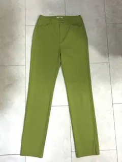 【美品】B-THREE グリーンスラックス