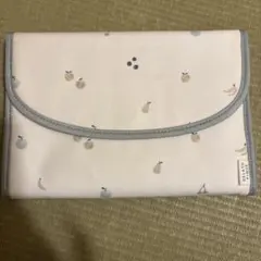 gelatopique母子手帳ケース フルーツ柄 ホワイト