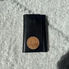 IL BISONTE ブラック レザー キーケース