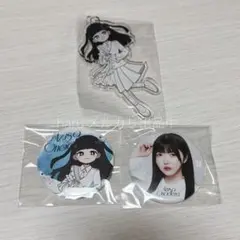 真っ白なキャンバス 小野寺梓 缶バッジ アクリルキーホルダー 3点セット