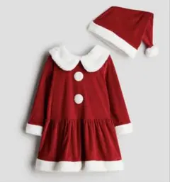 タグ付き新品 H&M サンタ ワンピース 110/115