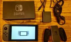 中古Switch グレー 箱無し 付属品欠品あり 2020年購入バッテリー強化版