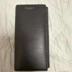 ピ*ん様 SAINT LAURENT PARIS 長財布 ブラック レザーのサムネイル